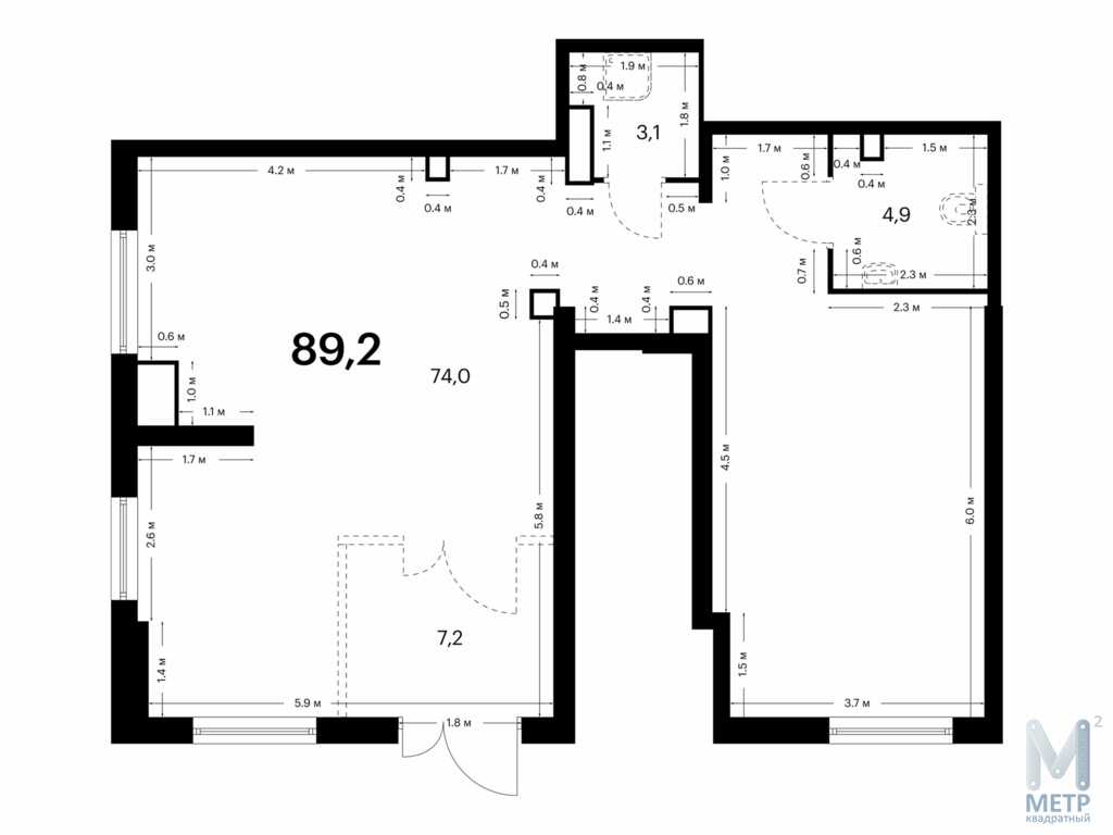 Купить помещение свободного назначения 89.20 м2, к9, микрорайон Белая Дача,  город Котельники, Люберецкий район, Московская область, 20 962 000 руб., в 1  км от МКАД, рядом метро: Котельники, Жулебино, Лермонтовский проспект,  шоссе: