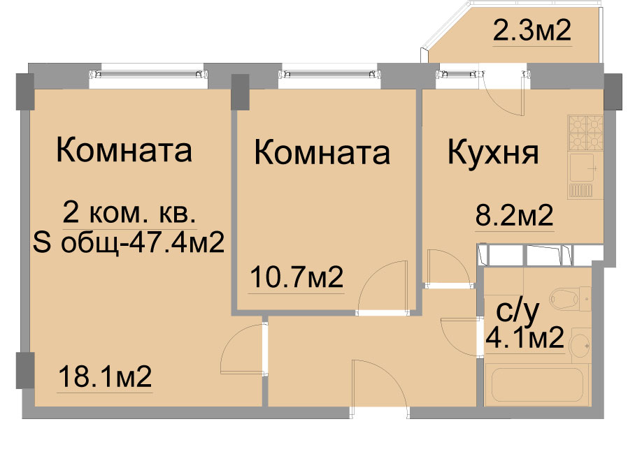 Купить Однокомнатную Квартиру Новое Бисерово